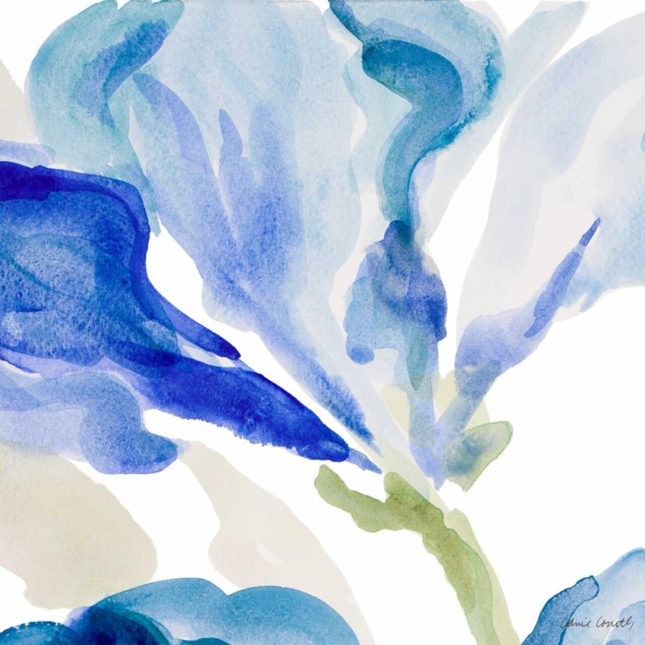 Delicate Blue Square I Poster Print by Lanie Loreth - Item # VARPDX10833B